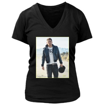 Channing Tatum Women's Deep V-Neck TShirt