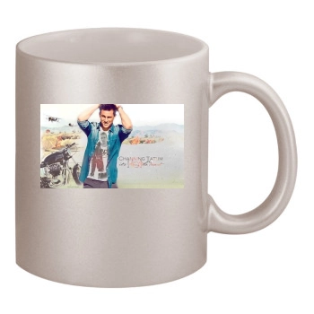 Channing Tatum 11oz Metallic Silver Mug