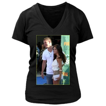 Channing Tatum Women's Deep V-Neck TShirt