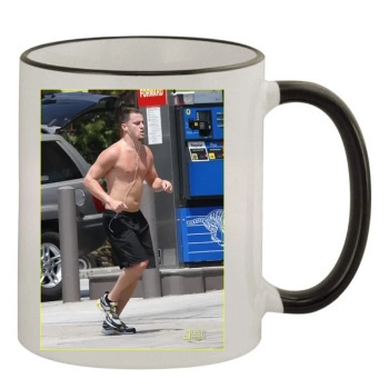 Channing Tatum 11oz Colored Rim & Handle Mug