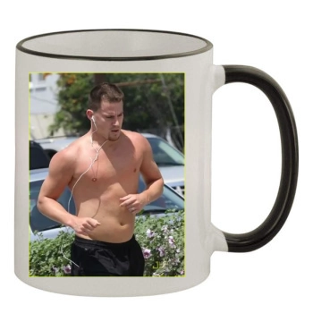 Channing Tatum 11oz Colored Rim & Handle Mug