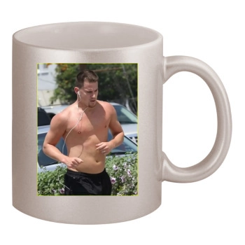 Channing Tatum 11oz Metallic Silver Mug