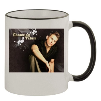 Channing Tatum 11oz Colored Rim & Handle Mug