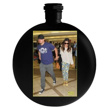 Channing Tatum Round Flask