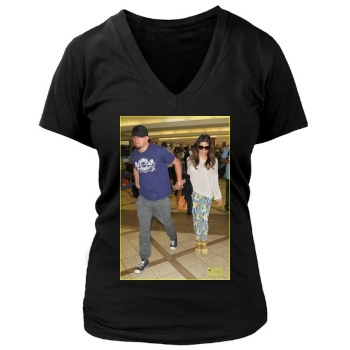 Channing Tatum Women's Deep V-Neck TShirt