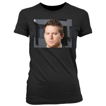 Channing Tatum Women's Junior Cut Crewneck T-Shirt