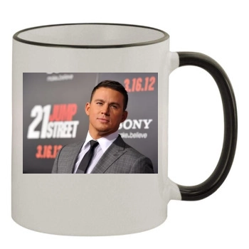 Channing Tatum 11oz Colored Rim & Handle Mug