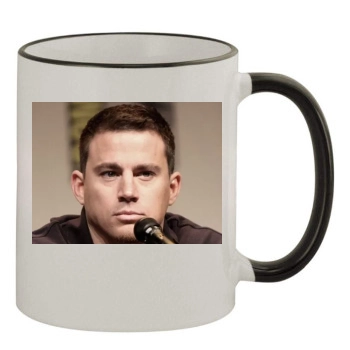 Channing Tatum 11oz Colored Rim & Handle Mug