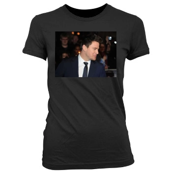 Channing Tatum Women's Junior Cut Crewneck T-Shirt