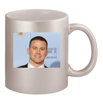 Channing Tatum 11oz Metallic Silver Mug