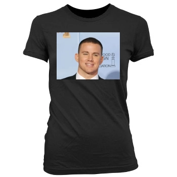 Channing Tatum Women's Junior Cut Crewneck T-Shirt