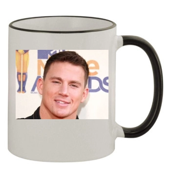 Channing Tatum 11oz Colored Rim & Handle Mug