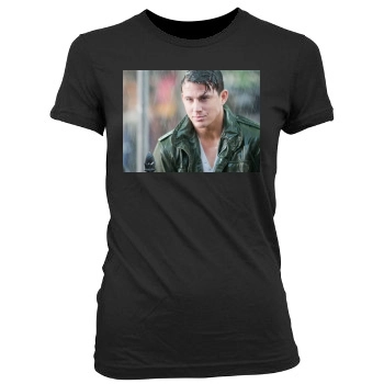 Channing Tatum Women's Junior Cut Crewneck T-Shirt