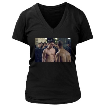 Channing Tatum Women's Deep V-Neck TShirt