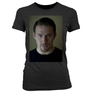 Channing Tatum Women's Junior Cut Crewneck T-Shirt