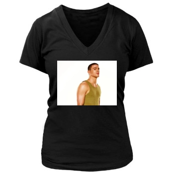 Channing Tatum Women's Deep V-Neck TShirt