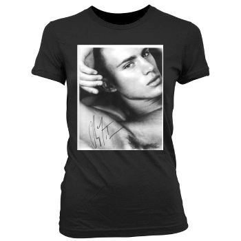 Channing Tatum Women's Junior Cut Crewneck T-Shirt