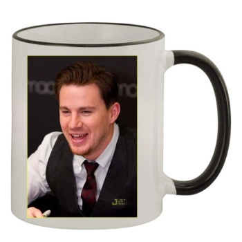 Channing Tatum 11oz Colored Rim & Handle Mug