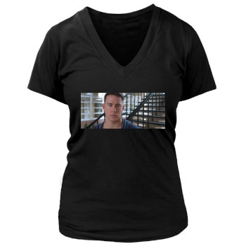 Channing Tatum Women's Deep V-Neck TShirt