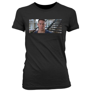 Channing Tatum Women's Junior Cut Crewneck T-Shirt