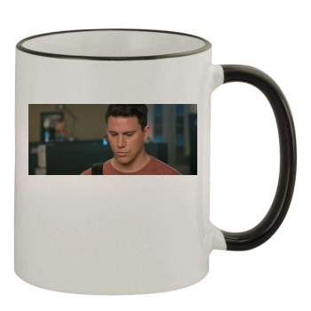 Channing Tatum 11oz Colored Rim & Handle Mug