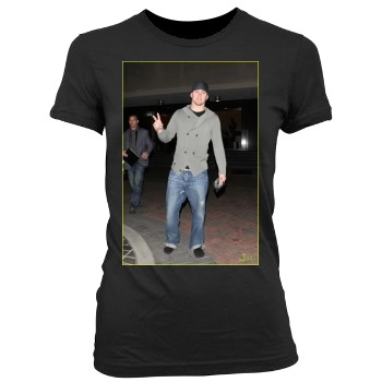 Channing Tatum Women's Junior Cut Crewneck T-Shirt