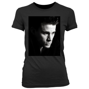 Channing Tatum Women's Junior Cut Crewneck T-Shirt