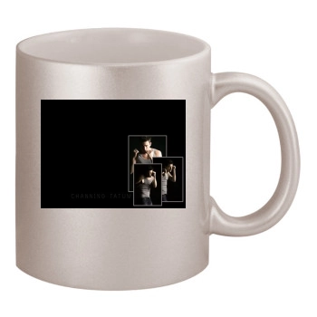 Channing Tatum 11oz Metallic Silver Mug