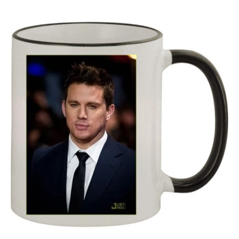 Channing Tatum 11oz Colored Rim & Handle Mug