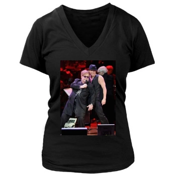 Channing Tatum Women's Deep V-Neck TShirt