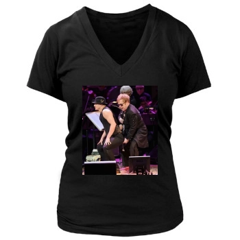 Channing Tatum Women's Deep V-Neck TShirt