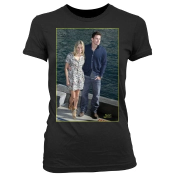 Channing Tatum Women's Junior Cut Crewneck T-Shirt