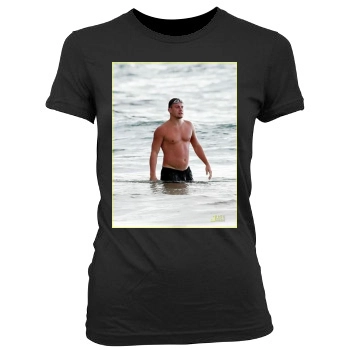 Channing Tatum Women's Junior Cut Crewneck T-Shirt