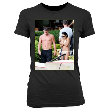 Channing Tatum Women's Junior Cut Crewneck T-Shirt