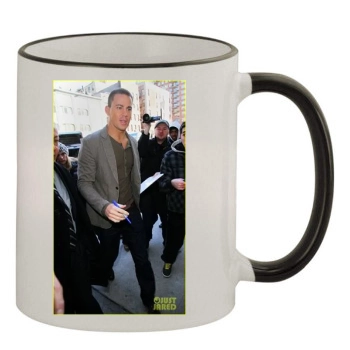 Channing Tatum 11oz Colored Rim & Handle Mug