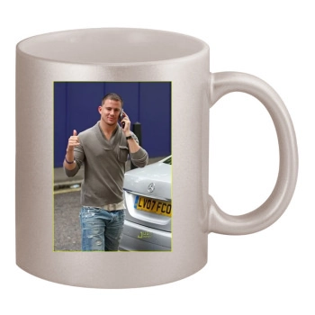 Channing Tatum 11oz Metallic Silver Mug