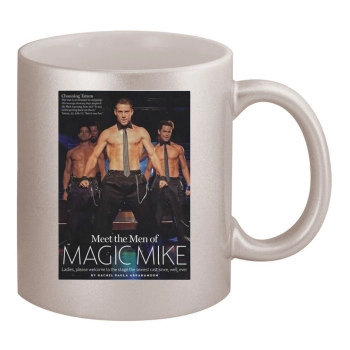 Channing Tatum 11oz Metallic Silver Mug