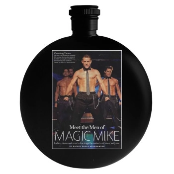 Channing Tatum Round Flask