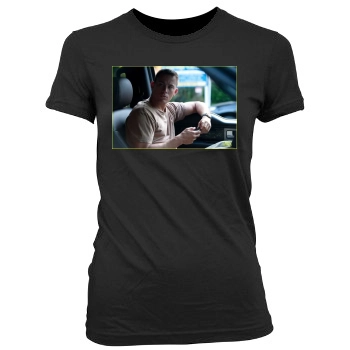 Channing Tatum Women's Junior Cut Crewneck T-Shirt