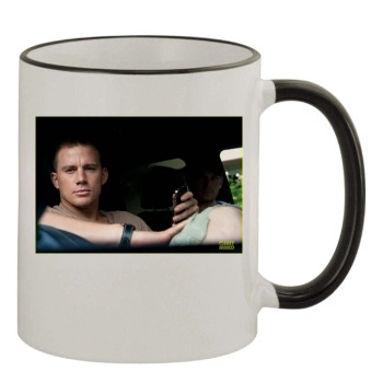 Channing Tatum 11oz Colored Rim & Handle Mug