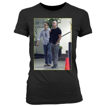 Channing Tatum Women's Junior Cut Crewneck T-Shirt