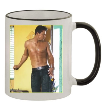 Channing Tatum 11oz Colored Rim & Handle Mug