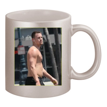 Channing Tatum 11oz Metallic Silver Mug