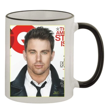 Channing Tatum 11oz Colored Rim & Handle Mug