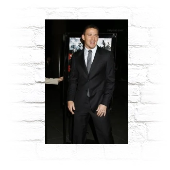 Channing Tatum Metal Wall Art