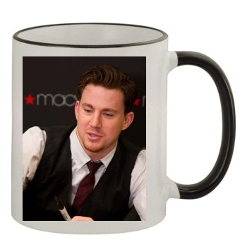 Channing Tatum 11oz Colored Rim & Handle Mug