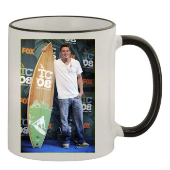 Channing Tatum 11oz Colored Rim & Handle Mug