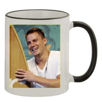 Channing Tatum 11oz Colored Rim & Handle Mug