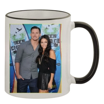 Channing Tatum 11oz Colored Rim & Handle Mug