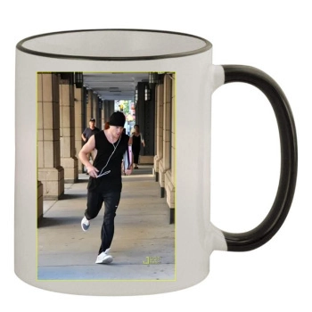 Channing Tatum 11oz Colored Rim & Handle Mug